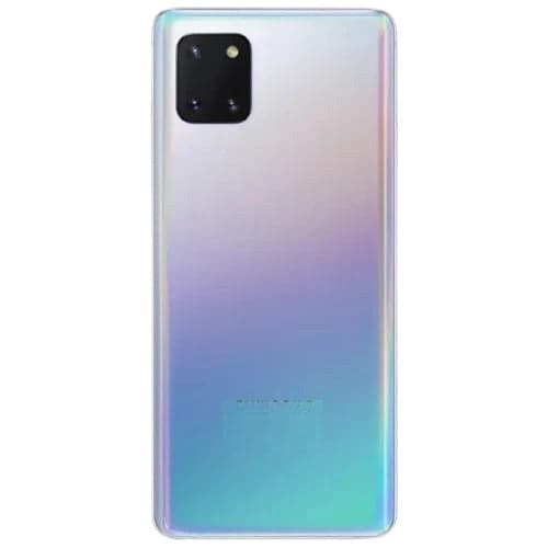 Back Panel Glass With Camera Glass Lens for Samsung Galaxy Note 10 Lite Aqua - image 1