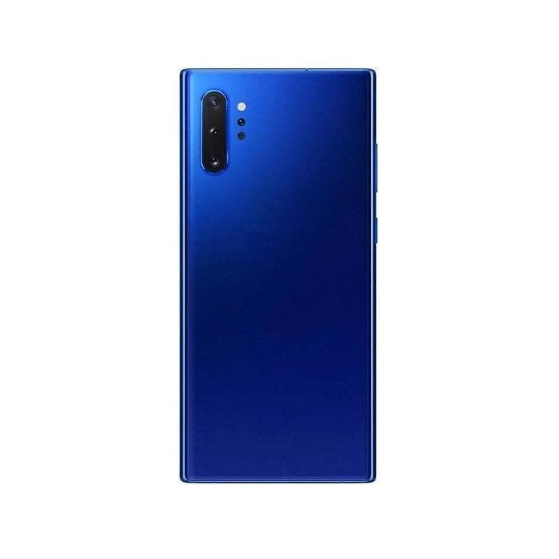 Back Panel Glass With Camera Glass Lens for Samsung Galaxy Note 10 Plus Blue - image 1