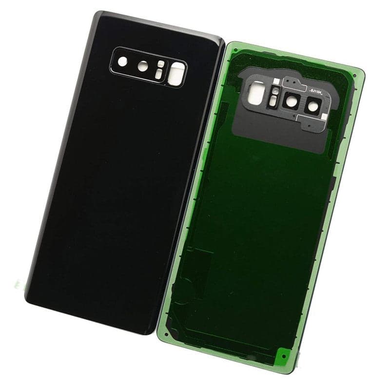 Back Panel With Lens for Samsung Galaxy Note 8 Black - image 1