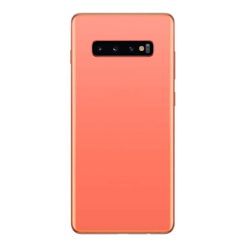 Back Panel With Lens for Samsung Galaxy S10 Plus Orange - image 1