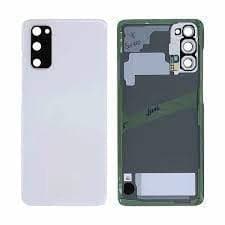 Back Panel With Lens for Samsung Galaxy S20 FE White - image 1