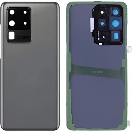 Back Panel With Lens for Samsung Galaxy S20 Ultra Grey - image 1