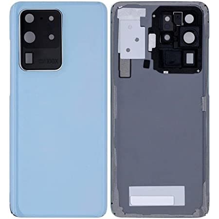 Back Panel With Lens Samsung Galaxy S20 Ultra Light Blue - image 1