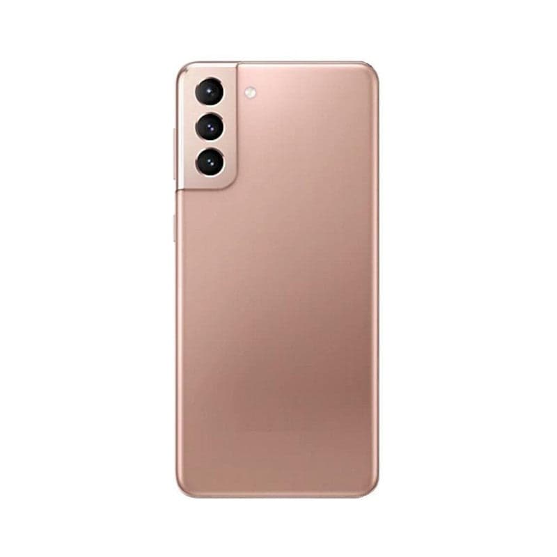 Back Panel With Camera Lens for Samsung Galaxy S21 Rose Gold - image 1