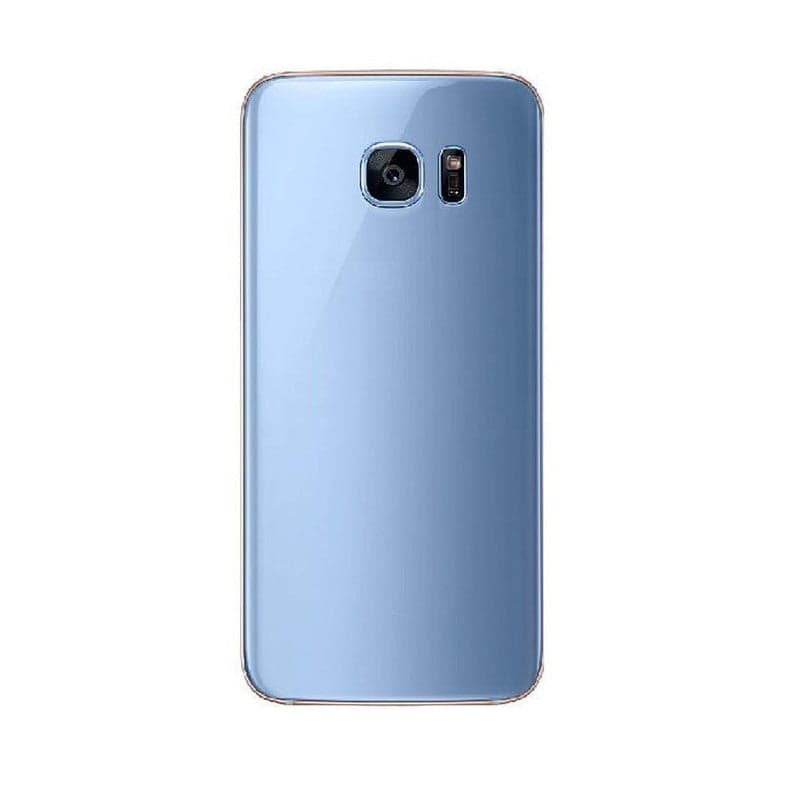 Back Panel With Lens for Samsung Galaxy S7 Edge Blue - image 1