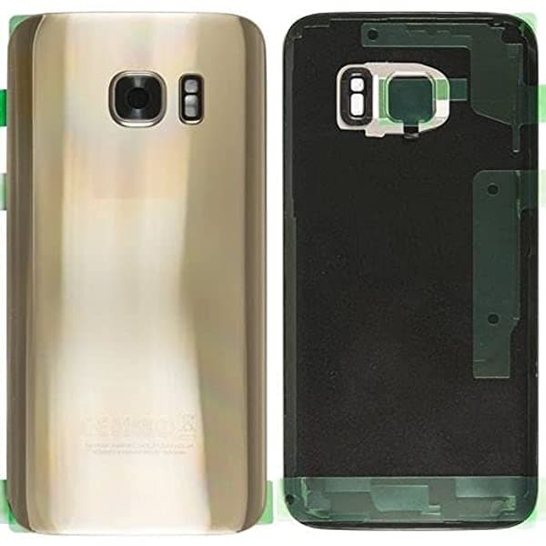 Back Panel With Lens for Samsung Galaxy S7 Edge Gold - image 1