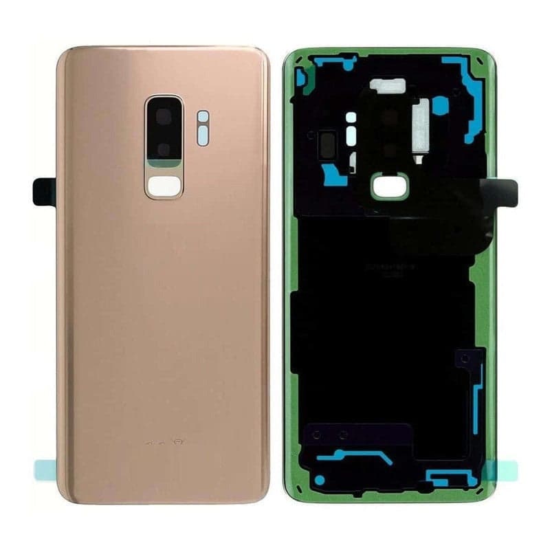 Back Panel With Camera Lens for Samsung Galaxy S9 Plus Gold - image 1