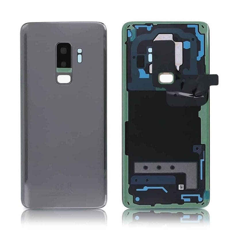 Back Panel With Camera Lens for Samsung Galaxy S9 Plus Grey - image 1