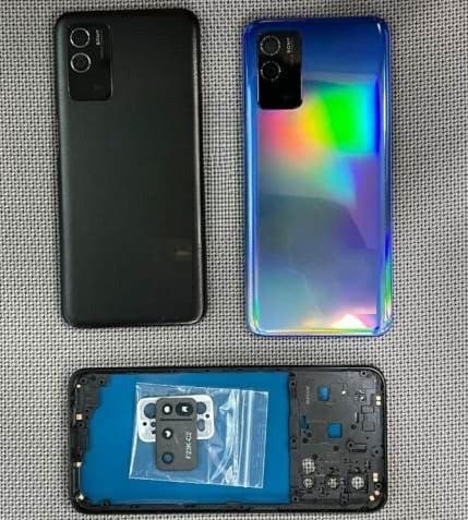 Back Panel Housing for Oppo A55 4G Shine Blue - image 1