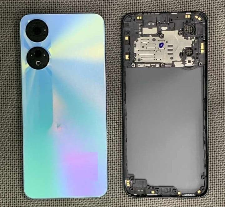 Back Panel Housing for Oppo A78 Glowing Purple - image 1