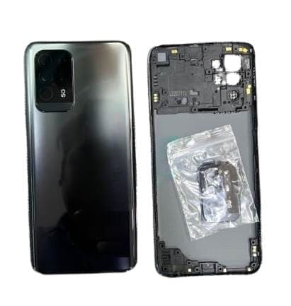 Back Panel Housing for Oppo F19 Pro Plus 5G Black - image 1