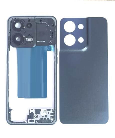 Back Panel Housing for Oppo Reno 8 5G Black - image 1