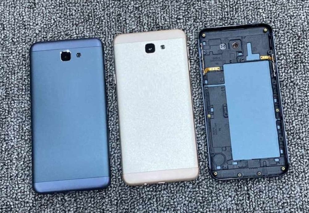 Mozomart Back Panel Housing with Middle Ring for Samsung Galaxy J5 Prime : Gold - image 1