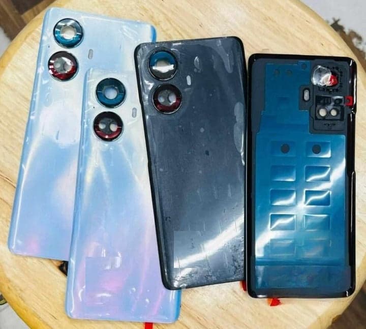 Back Panel with Camera Glass for Realme 10 Pro Plus Black - image 1