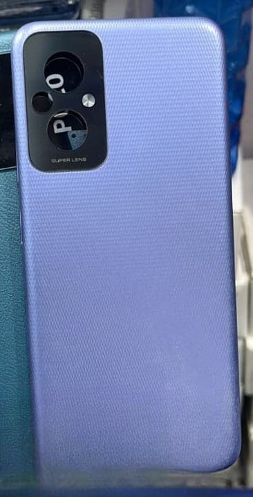 Back Panel with Camera Lens for Redmi 11 Prime : Purple - image 1