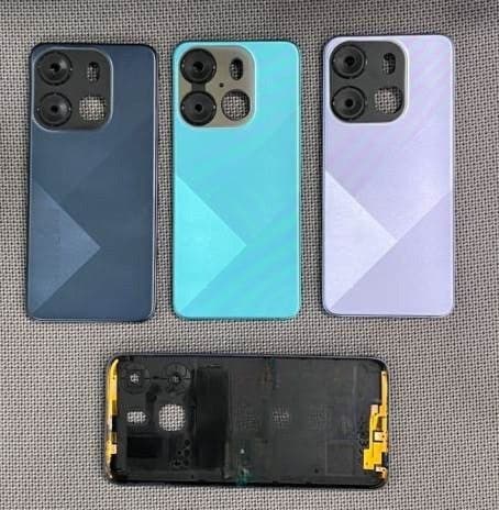 Back Panel Housing for Tecno Pop 7 Pro BF7 Black - image 1