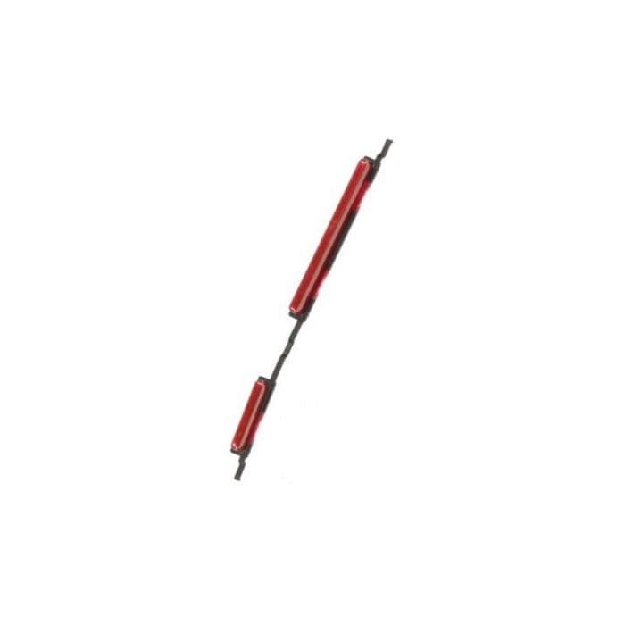 Mozomart External Side Button Out Keys for Samsung Galaxy A10 Red - image 1