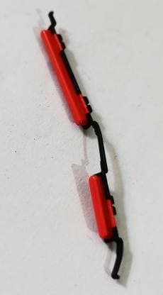 Mozomart External Side Button Out Keys for Samsung Galaxy A2 Core Red - image 1