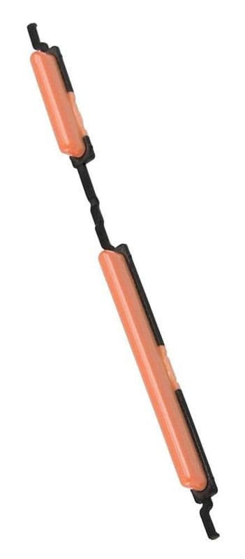 Mozomart External Side Button Out Keys for Samsung Galaxy A20E Orange - image 1
