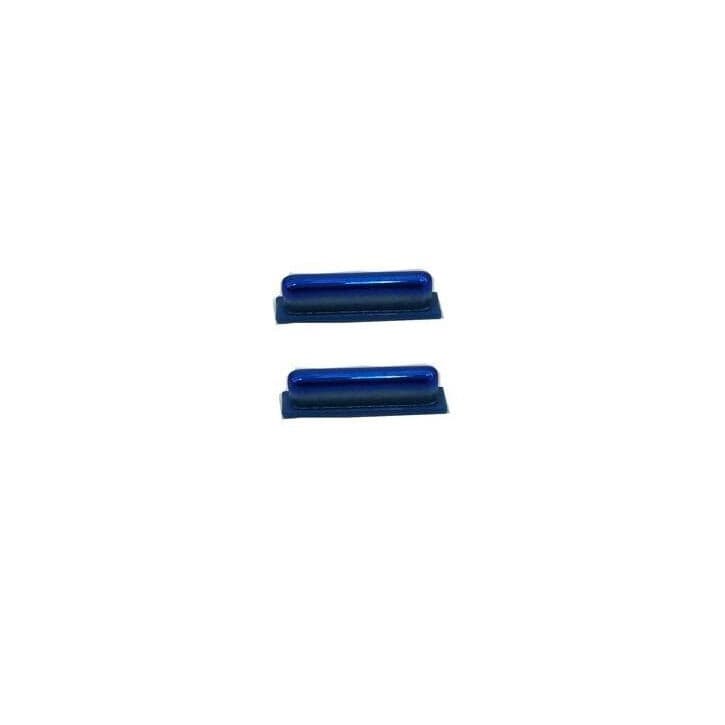 Mozomart External Side Button Out Keys for Samsung Galaxy A7 2018 Blue - image 1