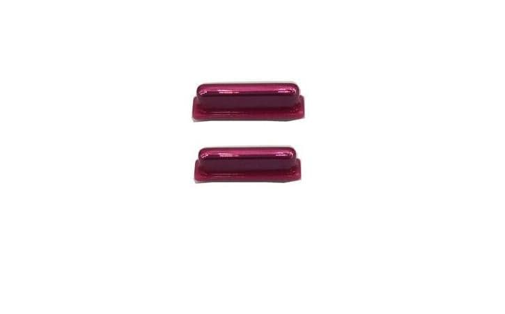Mozomart External Side Button Out Keys for Samsung Galaxy A7 2018 Pink - image 1