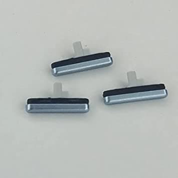 Mozomart External Side Button Out Keys for Samsung Galaxy A80 Silver - image 1