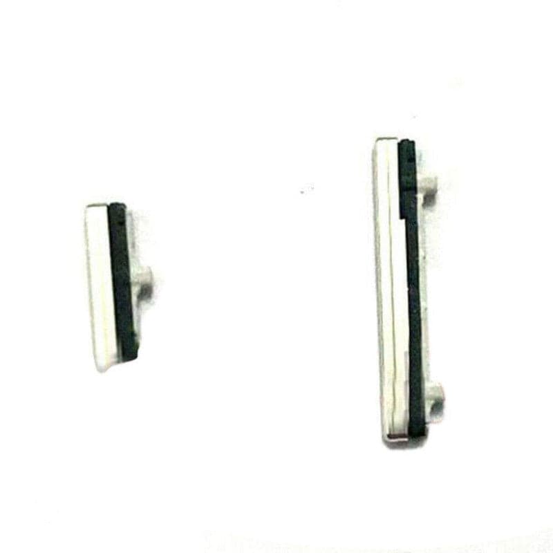 Mozomart External Side Button Out Keys for Samsung Galaxy Note 10 White - image 1