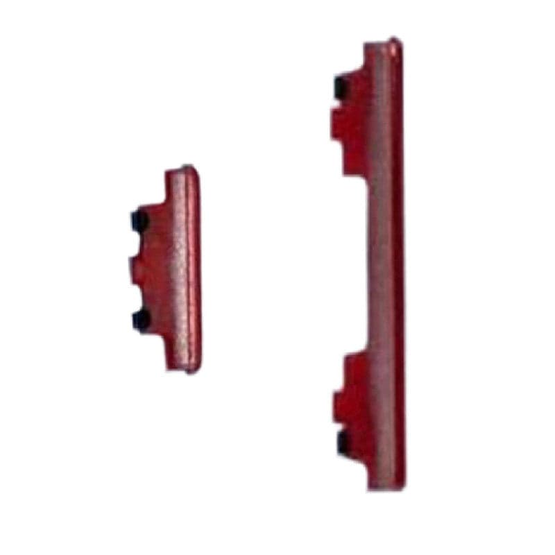 Mozomart External Side Button Out Keys for Samsung Galaxy S20 FE Red - image 1