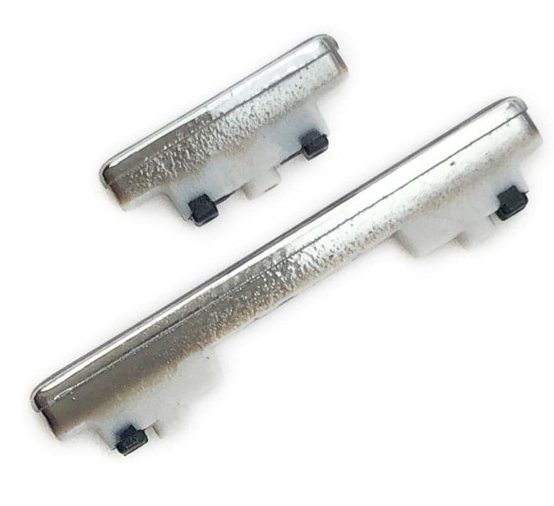 Mozomart External Side Button Out Keys for Samsung Galaxy S20FE Silver - image 1