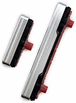 Mozomart External Side Button Out Keys for Samsung Galaxy S21 Silver - image 1