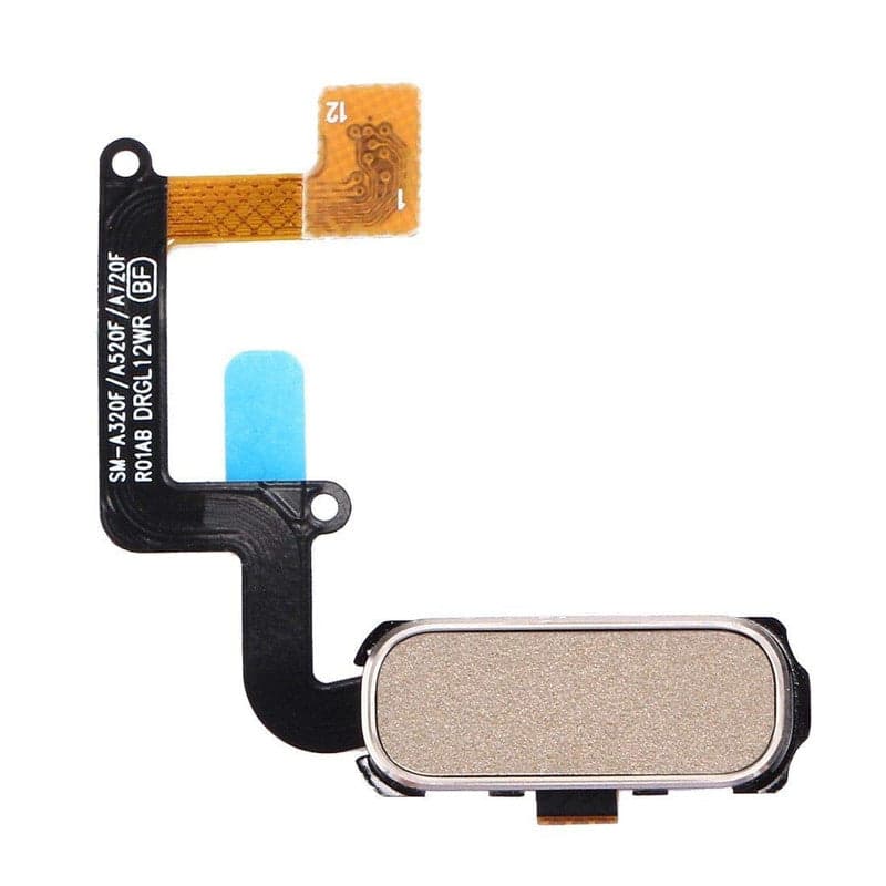 Mozomart Fingerprint Sensor Flex for Samsung Galaxy A7 2017 Gold - image 1