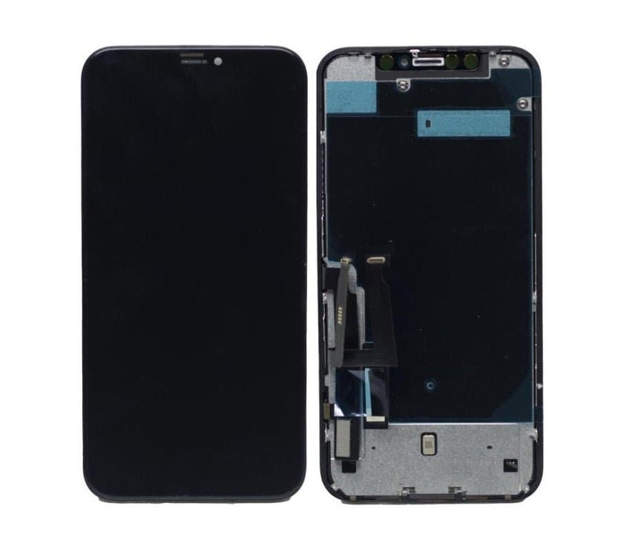 Lcd Display Combo Folder for Apple iPhone XR Black - image 1
