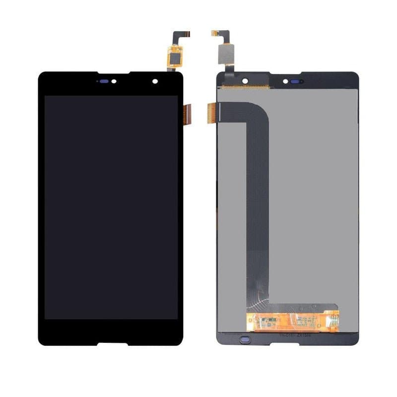 Mozomart Lcd Display Folder for Micromax CANVAS FIRE 5 Q386 BLACK - image 1