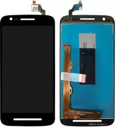 Lcd Display Combo Folder for Motorola Moto E3 Black - image 1