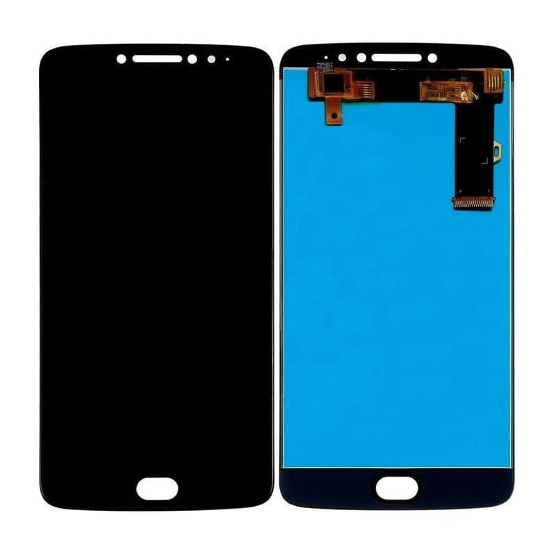 Lcd Display Combo Folder for Motorola Moto E4 Plus Black - image 1