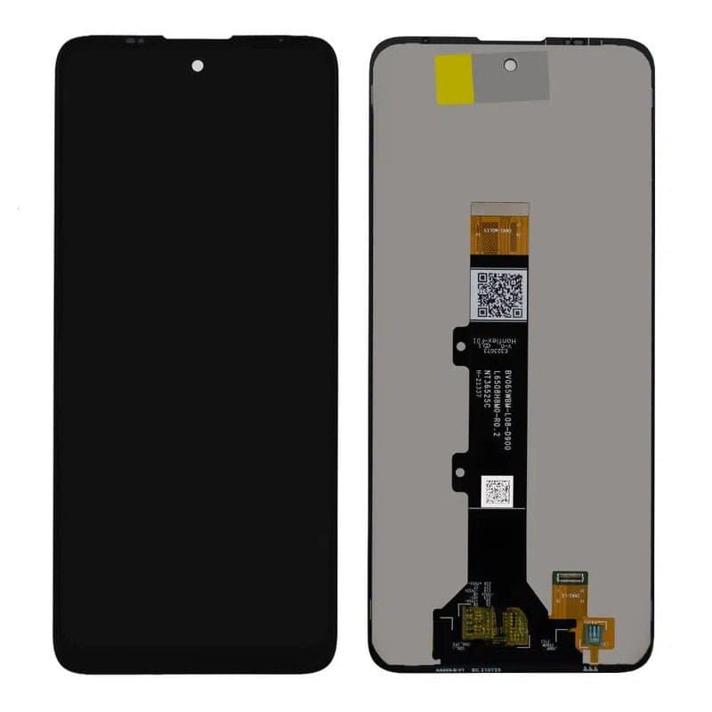 Lcd Display Combo Folder for Motorola Moto E40 Black - image 1