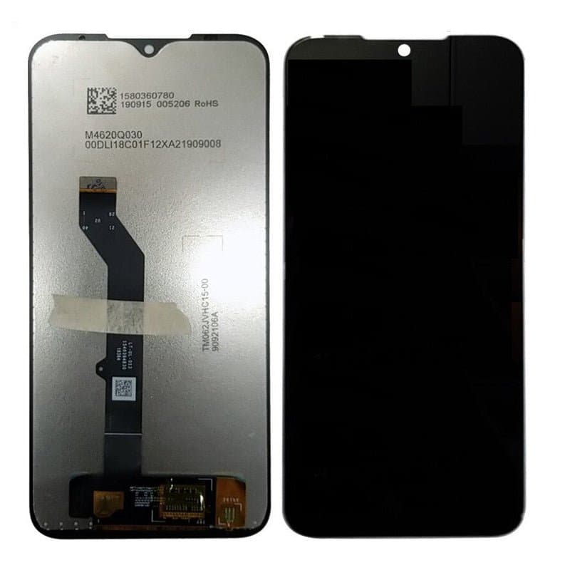 Lcd Display Combo Folder for Motorola Moto E7 Black - image 1