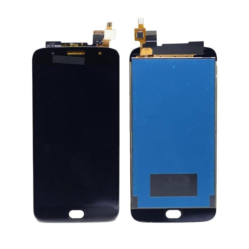Lcd Display Combo Folder for Motorola Moto G5s Plus Black - image 1