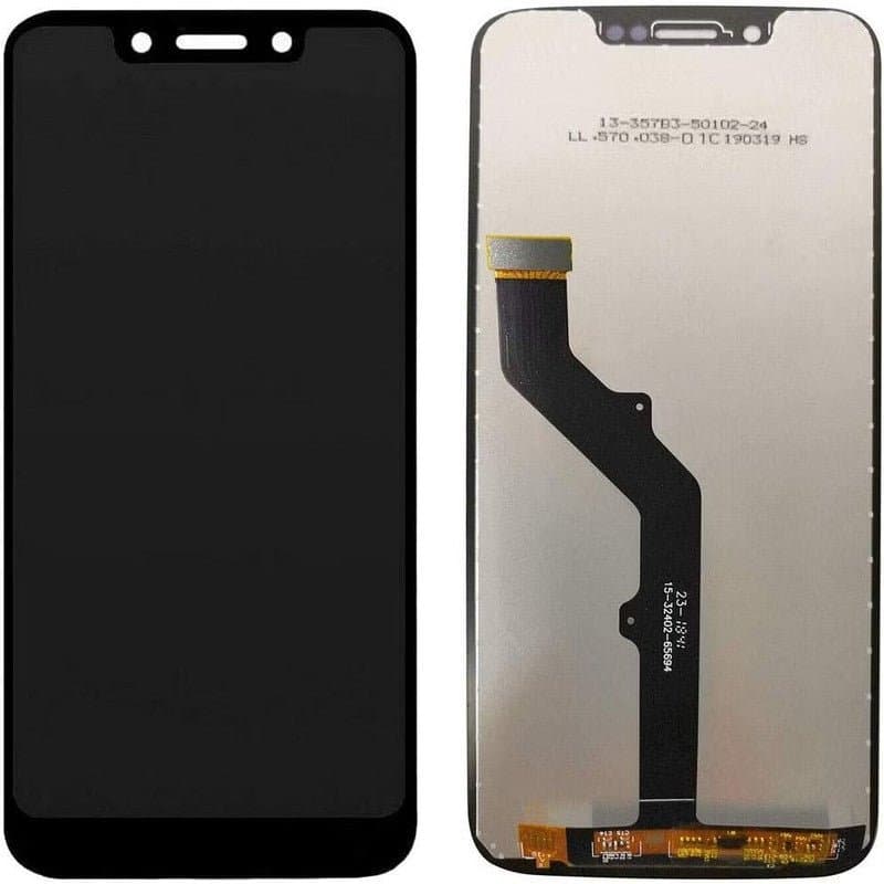 Lcd Display Combo Folder for Motorola Moto G7 Play Black - image 1