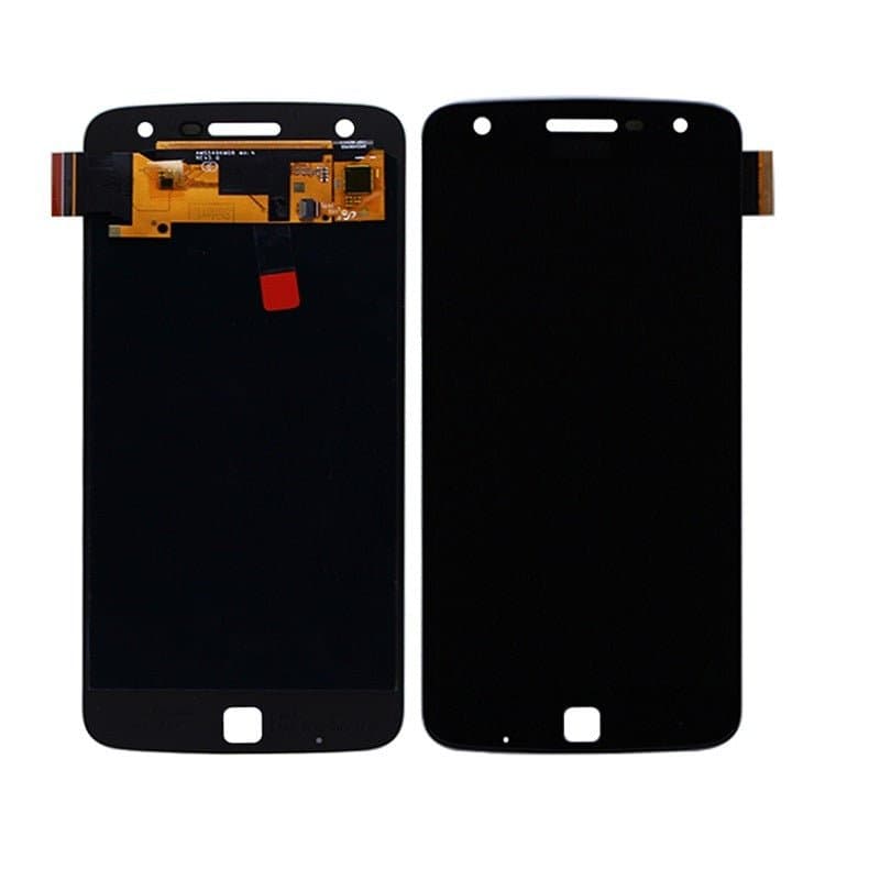 Lcd Display Combo Folder for Motorola Moto Z Play Black - image 1
