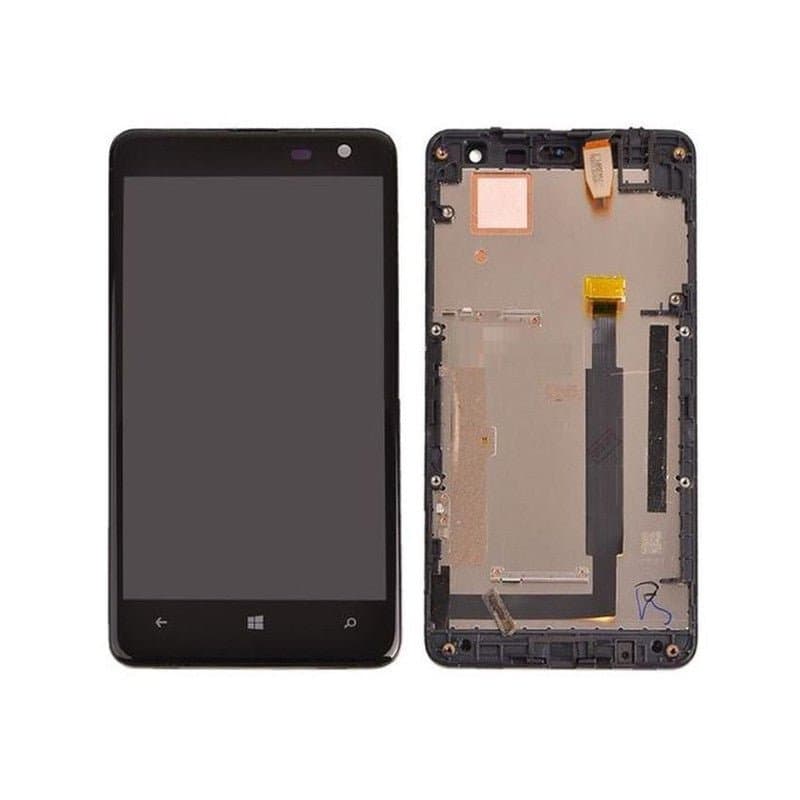 Mozomart Lcd Display Folder for Nokia 625 Black - image 1