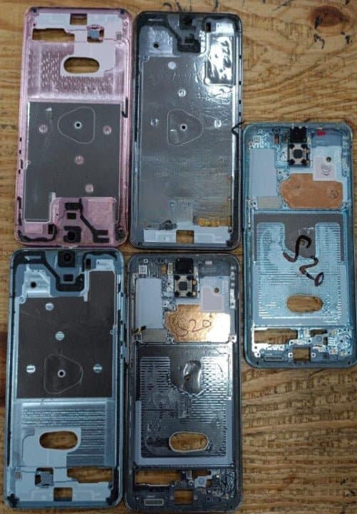 Mozomart Lcd Display Middle Frame for Samsung Galaxy S20 : Blue - image 1
