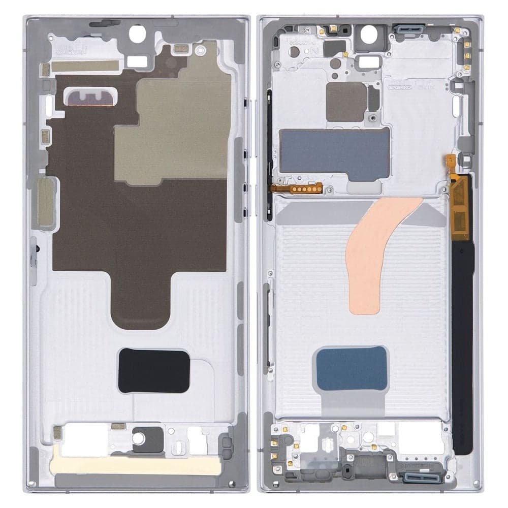 Mozomart Lcd Display Middle Frame for Samsung Galaxy S22 Ultra : White - image 1