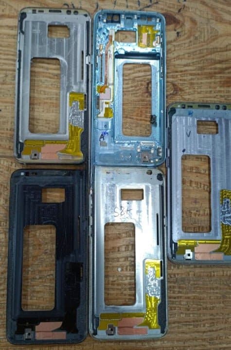 Mozomart Lcd Display Middle Frame for Samsung Galaxy S8 Plus : Gold - image 1