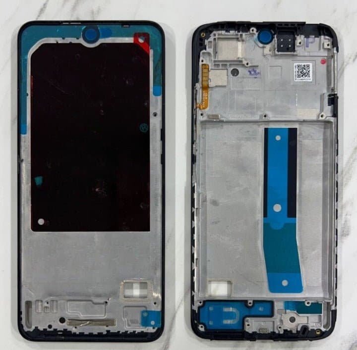 Mozomart Lcd Display Middle Frame for Xiaomi Redmi Note 11 : Black - image 1