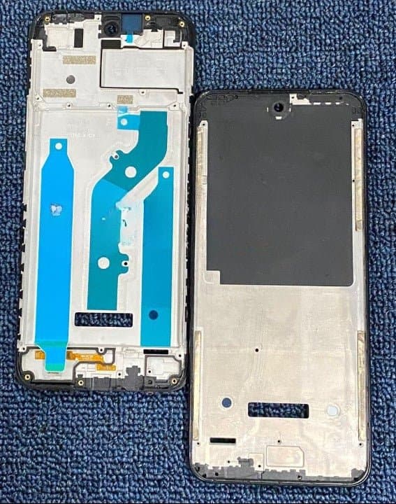 Lcd Frame Middle Chassis for Infinix Hot 12 Play X6816 X6816C Black - image 1