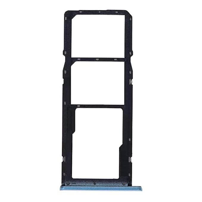 Sim Tray Slot Holder for Realme C21 Blue - image 1