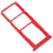 Sim Tray Slot Holder for Realme C3 Red - image 1