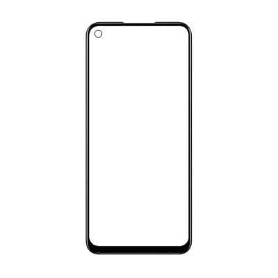 Touch Screen Front Glass for Realme 6 Black - image 1