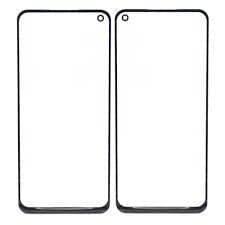 Touch Screen Front Glass for Realme 6i Black - image 1